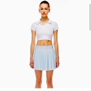 Aritzia TNA Action Tennis Skirt size M light blue